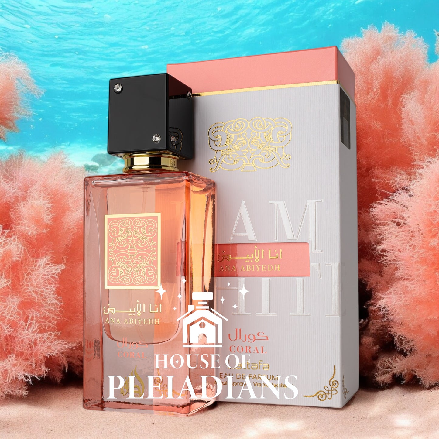 Ana-Abiyedh-Coral-House-of-pleiadians-Lattafa-Perfumes-dubai-uk