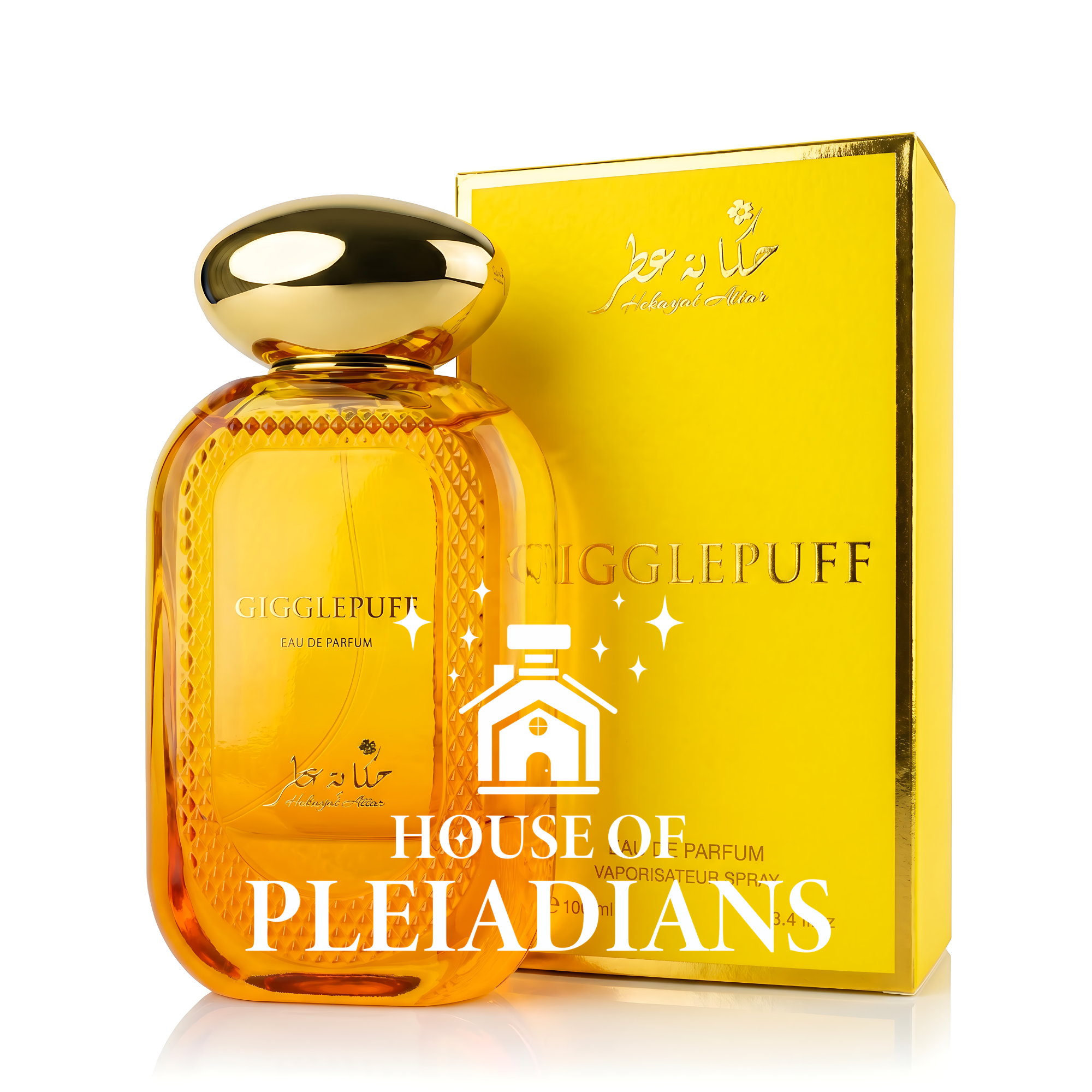 Gigglepuff Hekayat Attar 100ml Eau de Parfum luxury Arabian perfume bottle and box UK