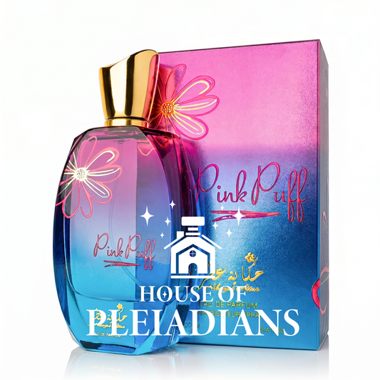 Pink Puff by Hekayat Attar sweet fruity gourmand perfume for women UK