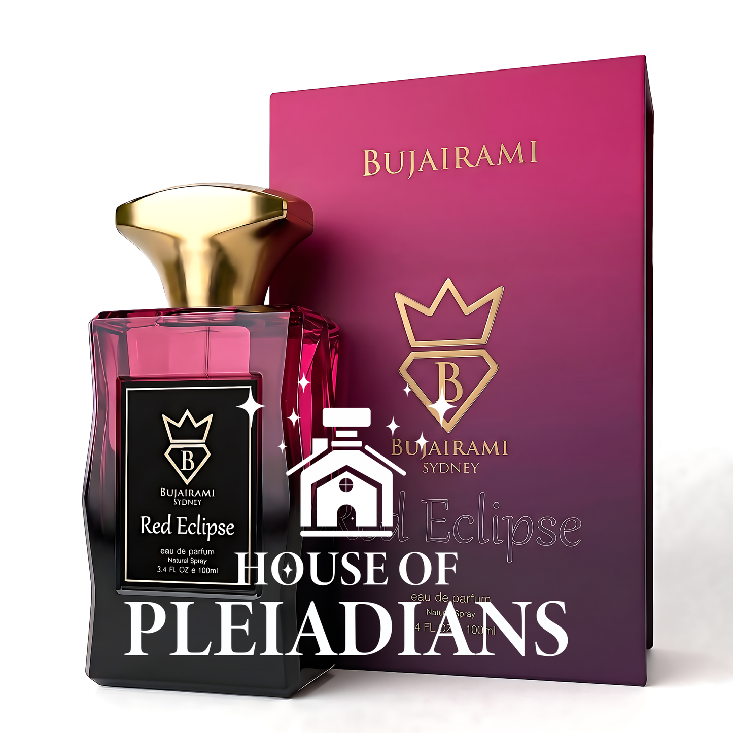 Red Eclipse fruity floral amber fragrance 100ml UK
