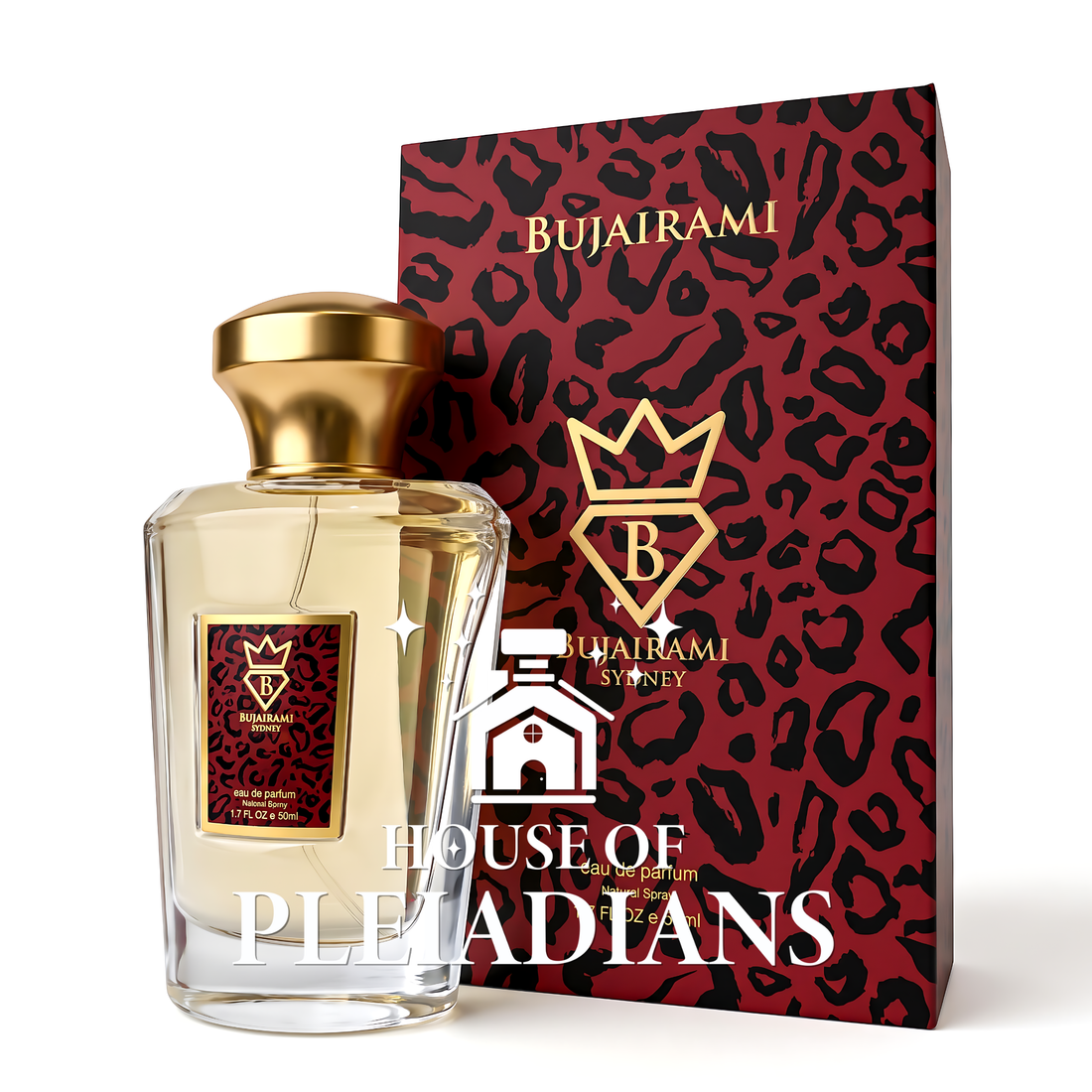 The F*ck Up perfume bottle and luxury red leopard print packaging UK