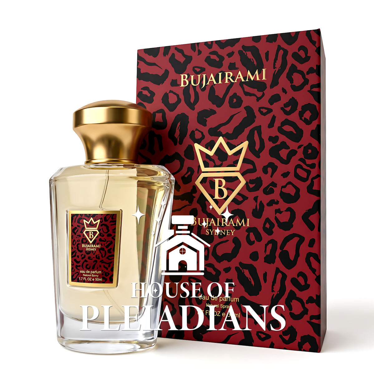The F*ck Up perfume bottle and luxury red leopard print packaging UK