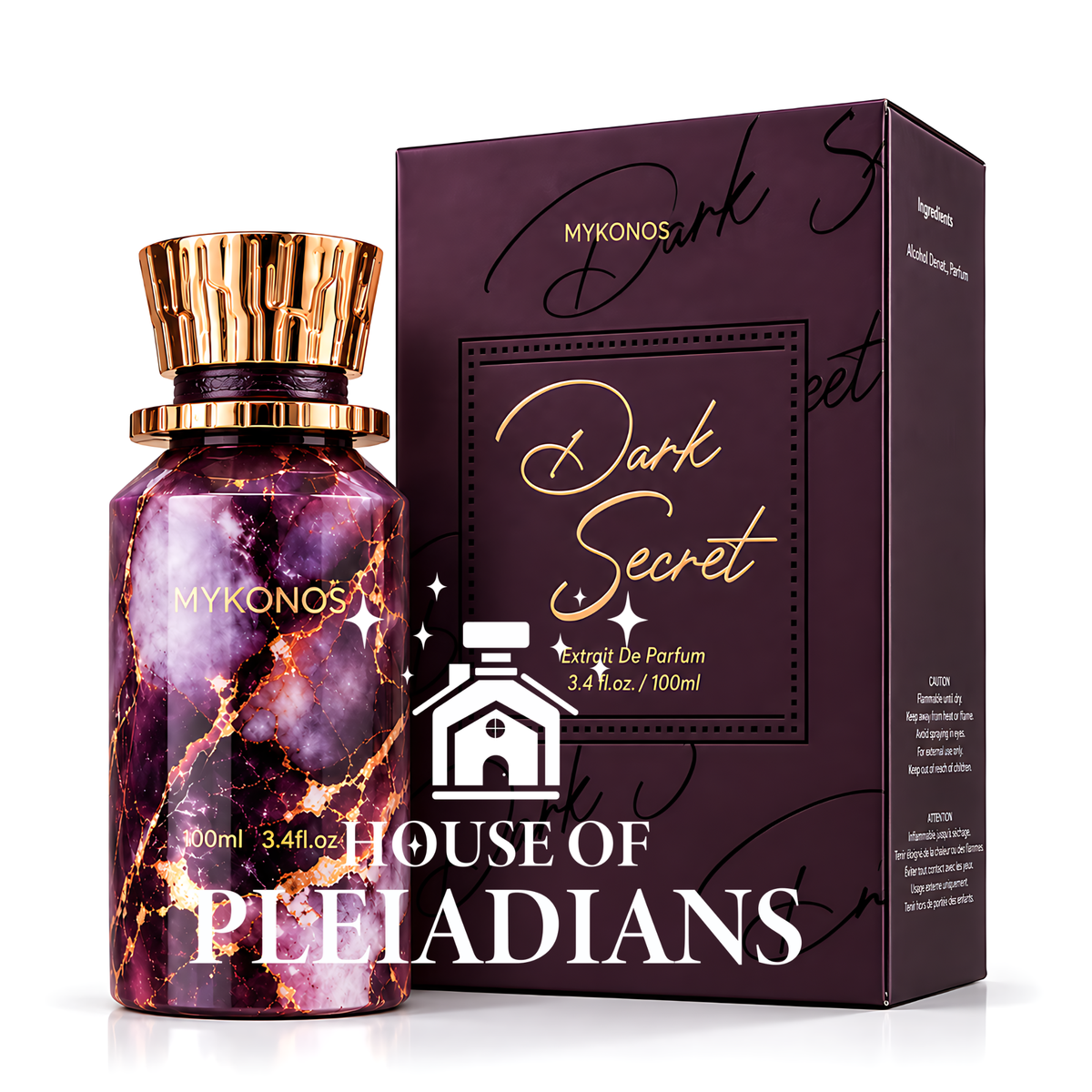 Dark Secret black cherry saffron praline fragrance 100ml UK