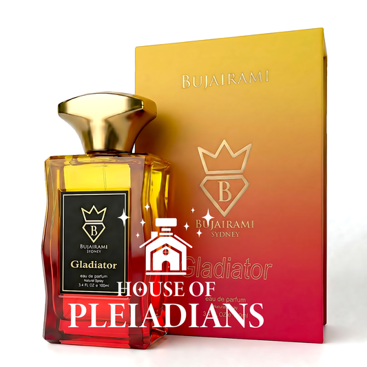 Gladiator Bujairami 100ml Eau de Parfum Arabian perfume bottle and box UK