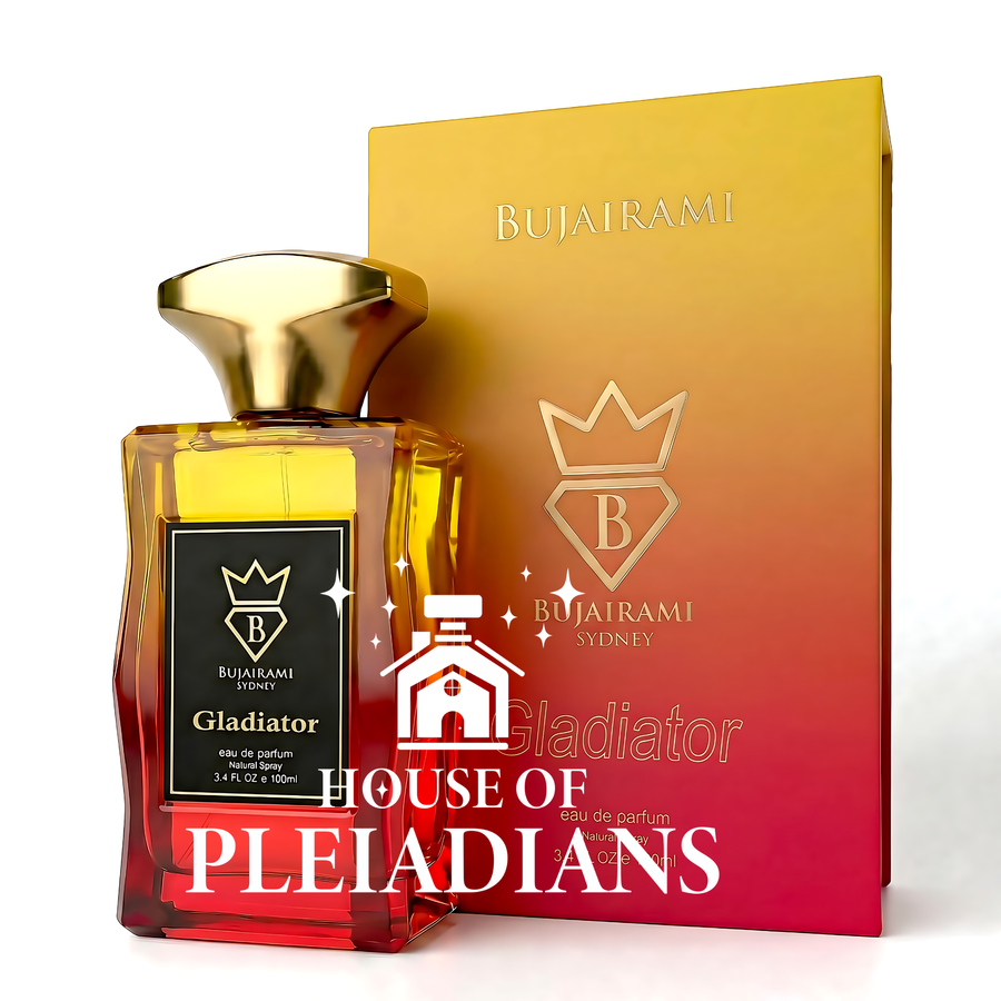Gladiator Bujairami 100ml Eau de Parfum Arabian perfume bottle and box UK