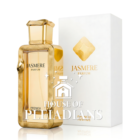 French Avenue Jasmere Parfum gold luxury perfume bottle with white box Middle Eastern fragrance UK