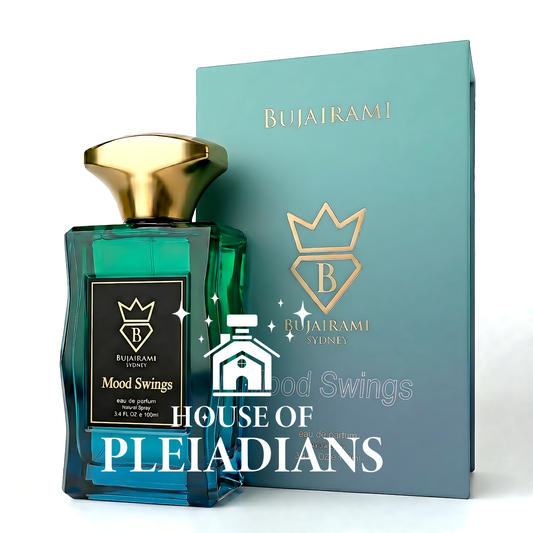 Mood Swings Bujairami 100ml Eau de Parfum Arabian perfume bottle and box UK