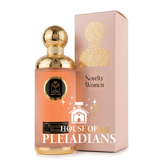 Almas Novelty Women 200ml Eau de Parfum peach bottle with gold cap and box Middle Eastern perfume UK