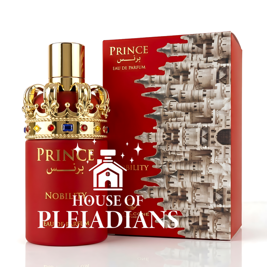 Prince Nobility Eau de Parfum red crown bottle with luxury box Middle Eastern fragrance UK